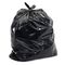 Couleur noire extérieure de relief recyclable plate matérielle de sacs de déchets de HDPE