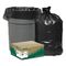Sacs de déchets recyclables matériels de cuisine de HDPE, étoile noire de sacs de poubelle scellée
