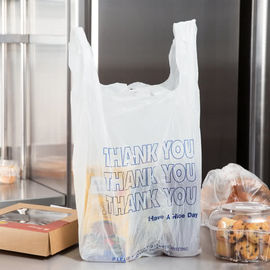 Les biens vous remercient des sacs de T-shirt, merci matériel de HDPE de sac d'épicerie