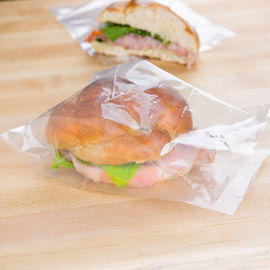 6&quot; X 8&quot; sandwich en plastique met en sac l'épaisseur adaptée aux besoins du client par couleur claire matérielle de LDPE