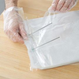 Les sacs plats en plastique de couleur claire ont adapté la taille aux besoins du client 10 - l'épaisseur 100MIC