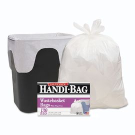 Le joint en plastique d'étoile de Handi met en sac le matériel blanc 5,5 de HDPE de couleur - l'épaisseur 25MIC