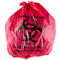 couleur rouge recyclable infectieuse 24&quot; de sacs de déchets de l'isolement 45L X 24&quot; haute densité