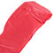 Épaisseur faite sur commande de relief non imprimée de sacs à provisions de T-shirt de couleur rouge